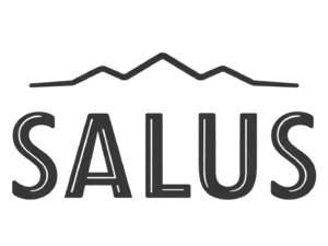 Logotipo Salus en gris oscuro