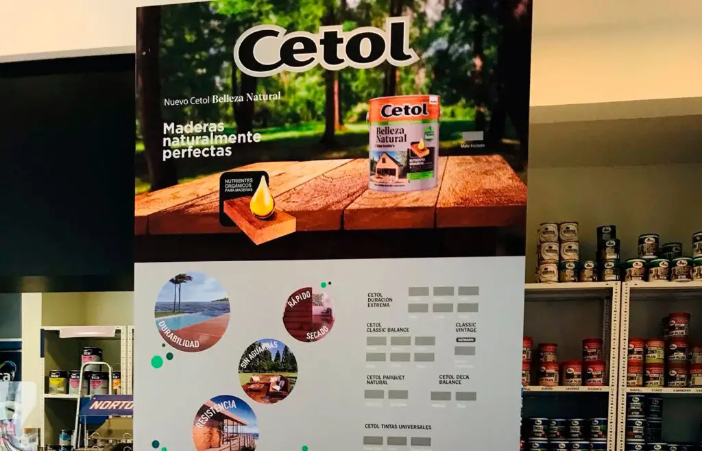 Mobiliario exhibidor Cetol — Ideas Ripped