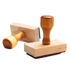Sellos de madera — catálogo Ideas Ripped