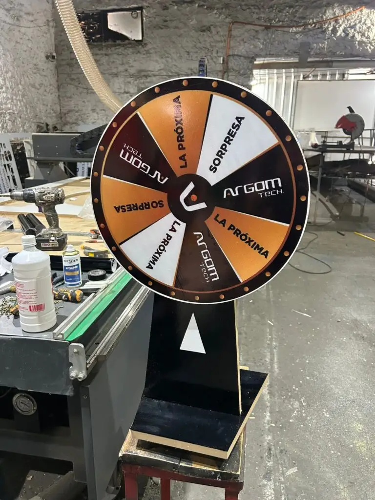 Ruleta de sorteo en el taller — Ideas Ripped