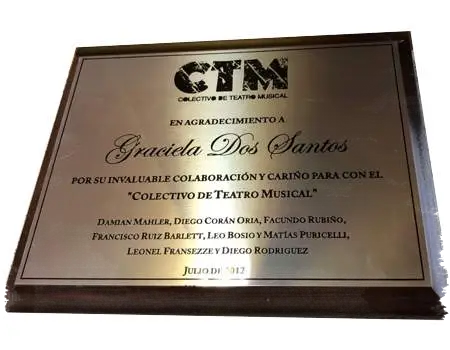 Placas de Reconocimiento